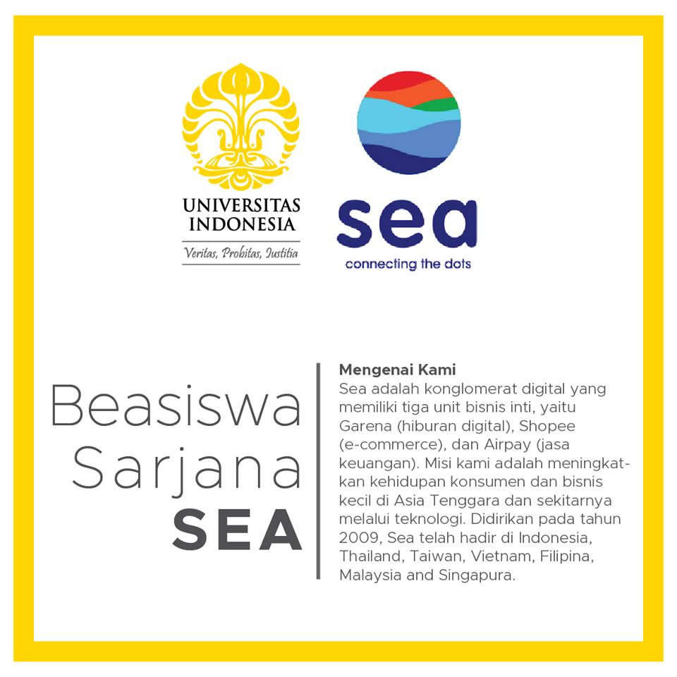 Beasiswa Sarjana Sea Fakultas Teknik Universitas Indonesia