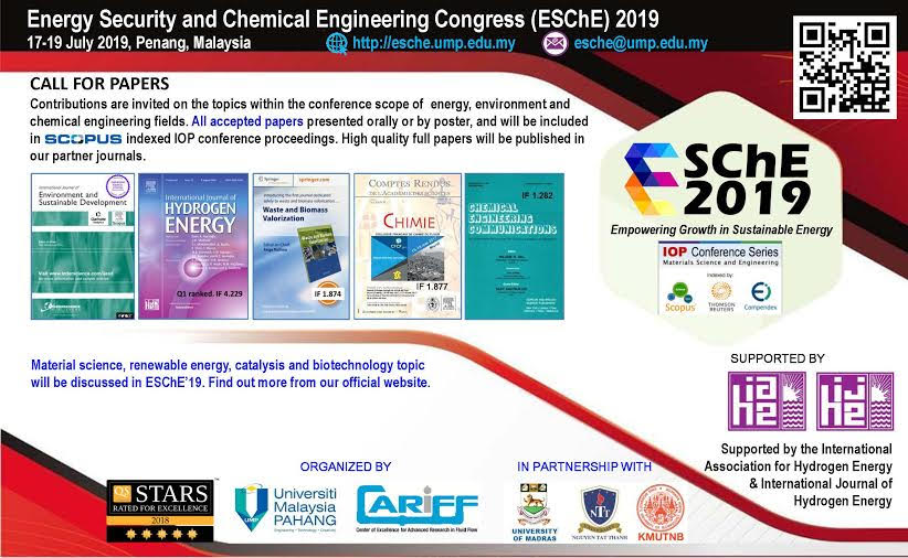 International journal of hydrogen. Energy Security. Energy Security of the us. International Association for hydrogen Energy. Engineering Congress.